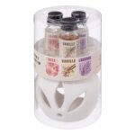 Coffret 3 huiles plus brûleur de parfum