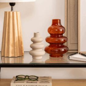 Vase "Clothilde" Ambre, H. 22 cm – Image 2