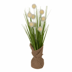 Plante artificielle en pot "Lari" Vert, H. 42 cm