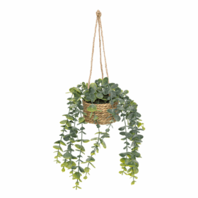 Plante artificielle suspendue "Patri" H. 47 cm
